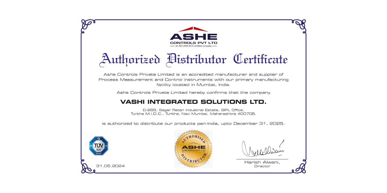 Authorized Distributor Certificate